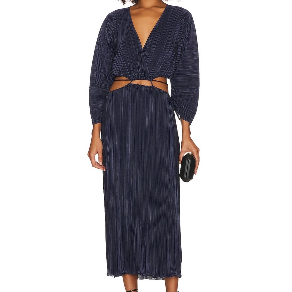 Good America midi cutout dress